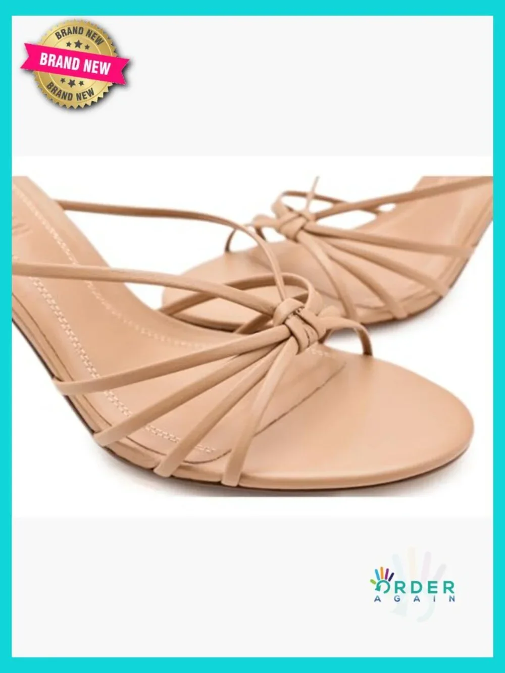 Heeled Sandal Sleek Modern Strappy Stiletto Open Toe Slingback Slip On Dressy